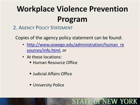 Workplace Violence Prevention Training | PPTX