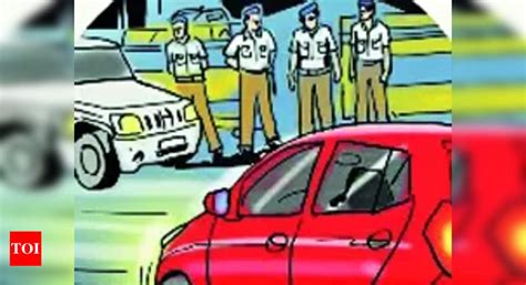 No. Plate: Car Owner Booked For Hiding No. Plate | Bhopal News - Times ...