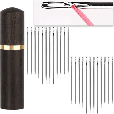 Image result for Threading Hand Sewing Needles