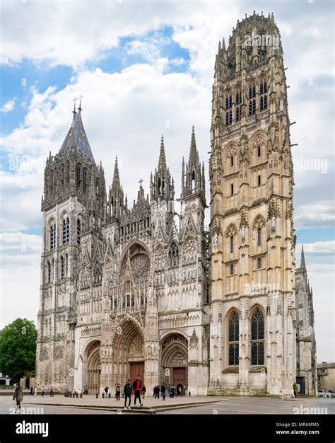 Rouen Cathedral (Cathedrale primatiale Notre-Dame de l'Assomption de ...