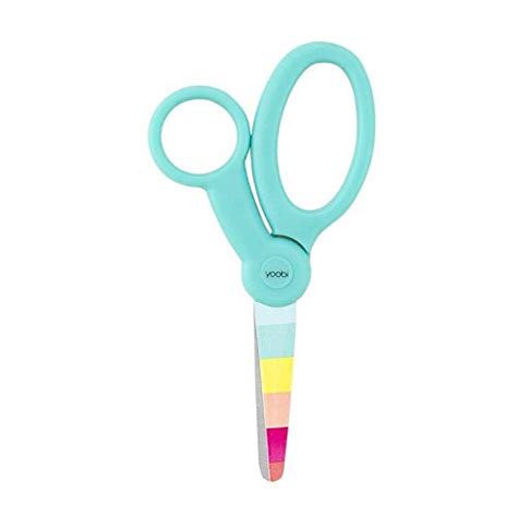 Yoobi Kids Aqua Stripe Scissors : Amazon.in: Office Products