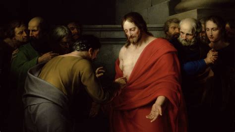 Download Doubting Thomas And Jesus Desktop Wallpaper | Wallpapers.com