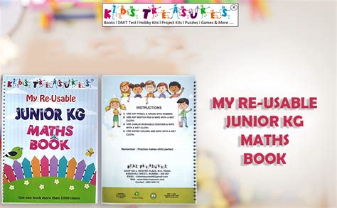 My Reusable Junior Kg Maths Books : Amazon.in: Books