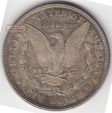 1896 - P U. S Morgan Silver $1 One Dollar Coin