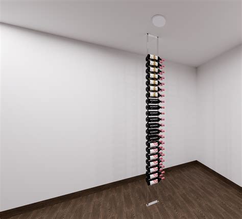 Rebrilliant Klossett Single-Sided Floor to Ceiling Wine Rack Kit ...