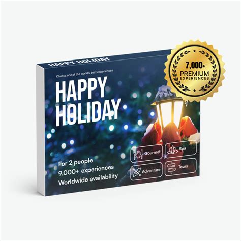 Happy Holiday - Experience Gift Box - Tinggly