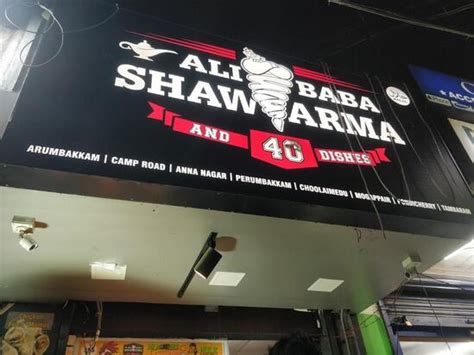 Menu at Alibaba Shawarma and 40 Dishes, Tambaram, Chennai
