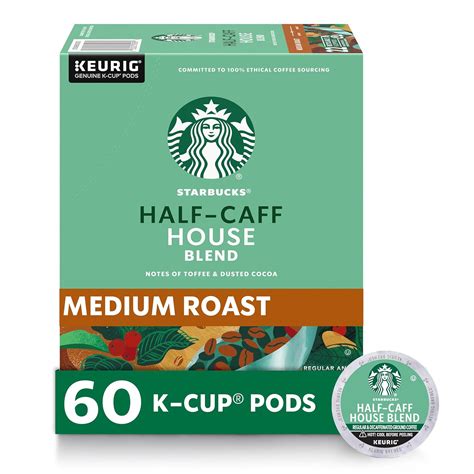 Amazon.com : Starbucks K-Cup Coffee Pods, Medium Roast Coffee, Half ...