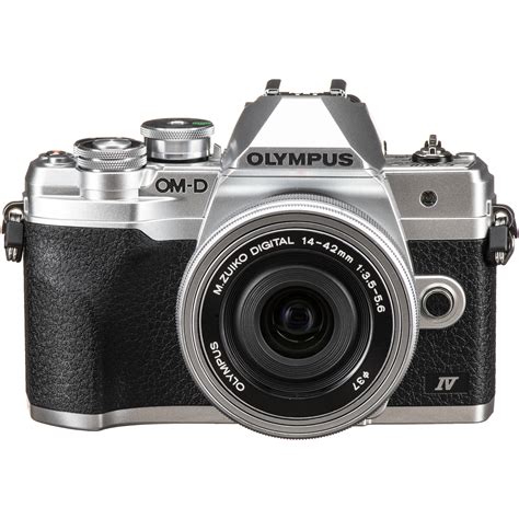 Olympus OM-D E-M10 Mark IV Mirrorless Camera V207132SU000 B&H