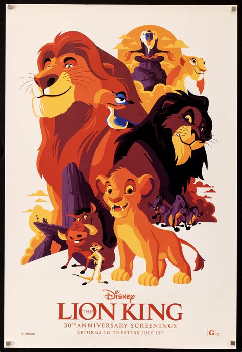 The Lion King Movie Poster 1994 1 Sheet (27x41)