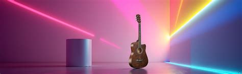 Belear I-280-WBR 38 Inch Dual Action Truss Rod Brown Spruce Cutaway ...