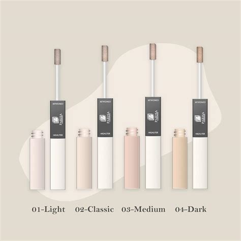 Buy PARISA Pro Liquid Concealer and Highlighter 2 in 1. Dark Tone Duo ...