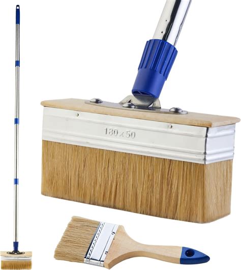 Amazon.com: 7" Deck Stain Brush Applicator with 60" Long Handle, 3 ...