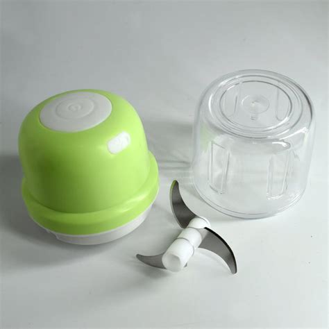 Portable USB Rechargeable Electric Chopper Fruit Vegetable Onion Chopp ...
