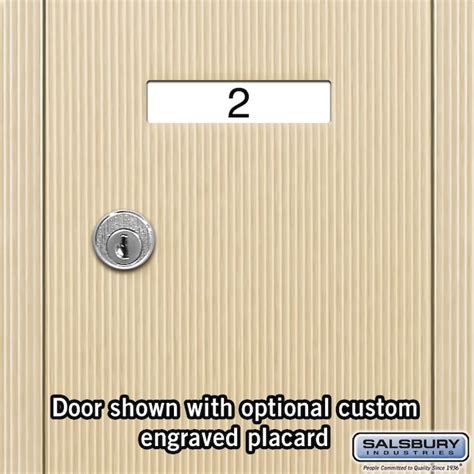 SALSBURY INDUSTRIES Wall Mount Brown Metal Extra Large Lockable Cluster ...