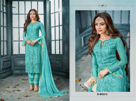 The Royal Bliss 802 Colors Designer Georgette Salwar Suits