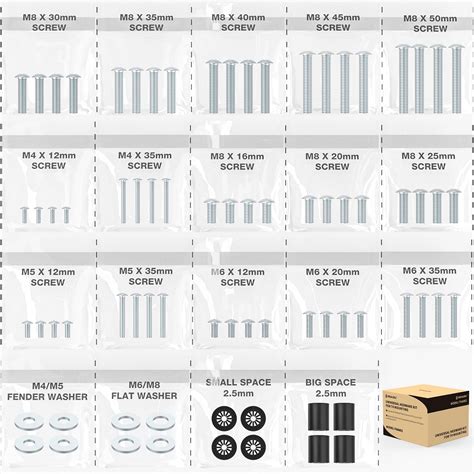 Amazon.com: TV Mount Screws Universal TV Installation Hardware Kit ...