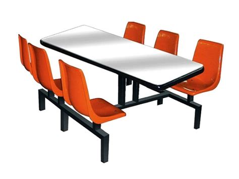 成都学校食堂员工不锈钢餐桌椅四人位玻璃钢连体快餐桌厂家直销-阿里巴巴