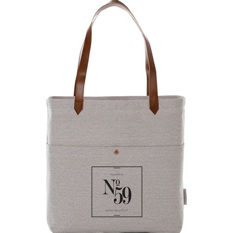 Printed Field and Co. Cotton Canvas Book Tote Bags
