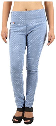 Buy Miss Bebo Women's Denim Skinny Jeggings (MF-21_38, Lycra Printed ...