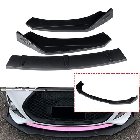 Buy Car Front Bumper Splitter Lip For Hyundai Veloster 2013-2017, Auto ...