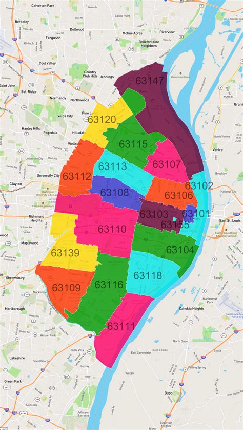 St Louis City Zip