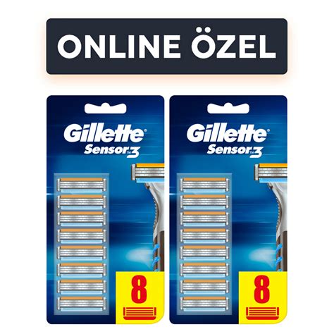 Gİllette Sensor 3 Yedek Bıçak 16'lı - Migros