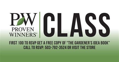 Free Proven Winners® Class, Bauman's Farm and Garden, Gervais, 18 May ...
