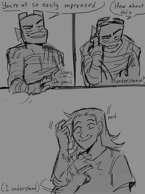 Part 4! I know absolutely no sign language. Don't think of this comic ...