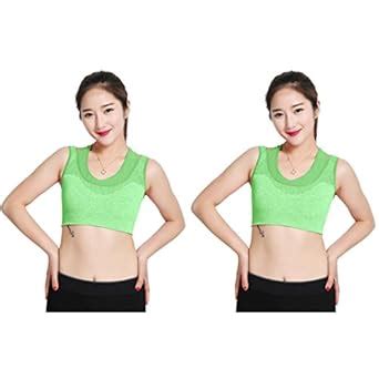 Gold Dust Styles Women's Sports Padded Bra (2SSBGD035S_Green_32B) (Pack ...