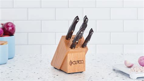 Essentials Set with Block | 7 Pieces | Knife Block Sets by Cutco