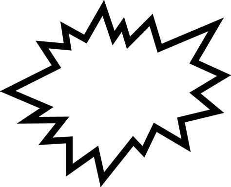 Bubble bursting shape icon in line. isolated on bubbles starburst and ...
