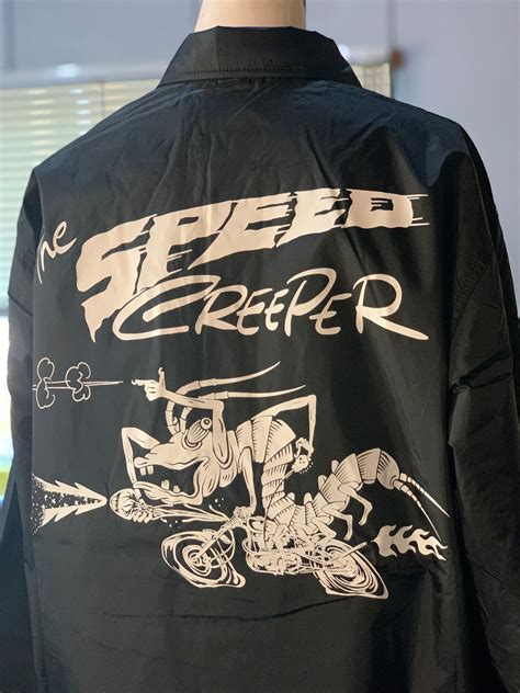 SPEED CREEPER コーチジャケット ブラック | wayco by LOU peace design
