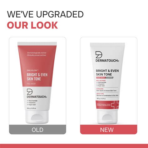 Buy Dailyglow Bright & Even Skin Tone Face Wash | 8 Week Pack – DERMATOUCH