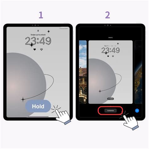 Customize Clock on iPad Lock Screen | WidgetClub