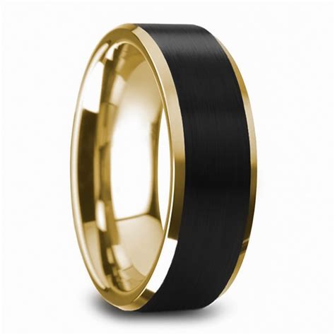 Tungsten and gold mens wedding bands 60 photos - Astyledwedding.com