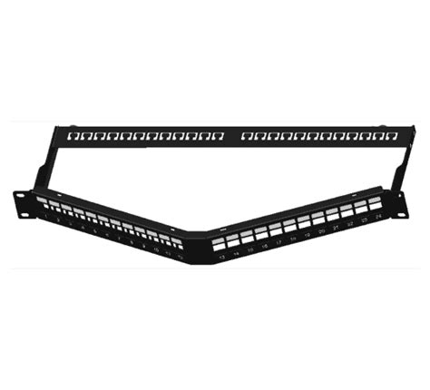 Digisol Channel SCS 24 Port, UTP, Angled Blank Patch Panel
