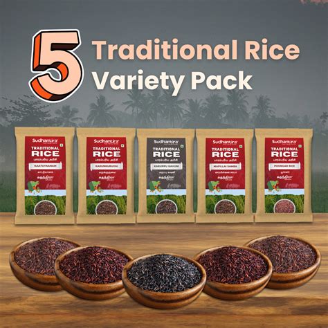 Traditional Rice Combo - 5 Variety – Sudhantira