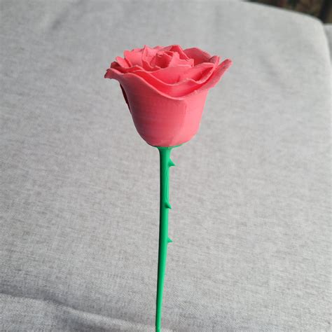 3D Printed Rose Flower! - Final Rose - Forever Rose - Custom Colors ...
