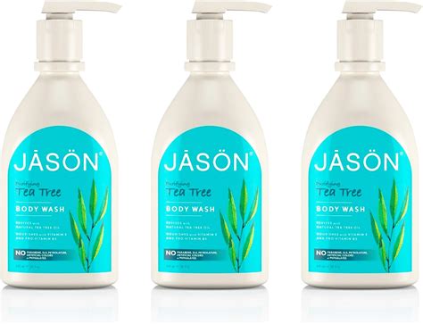 Amazon.com : JASON NATURAL PRODUCTS BODY WASH,ROSEWATER SATIN, 30 FZ ...