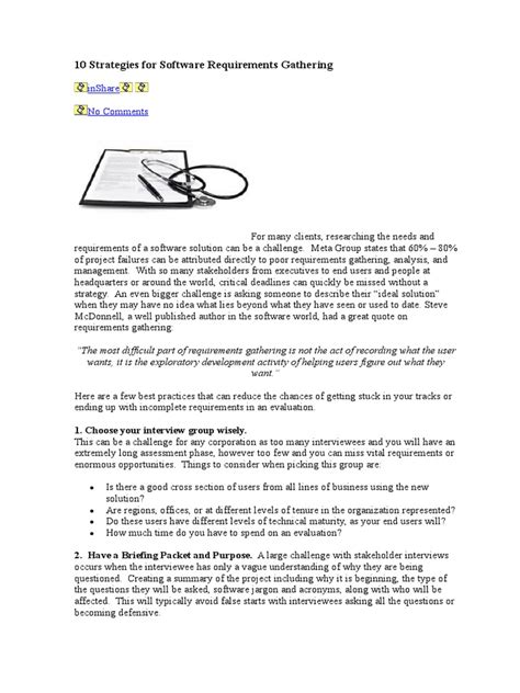 Requirements Gathering and Analysis Example for Software 的图像结果
