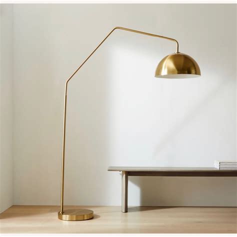 West Elm Sculptural Overarching Floor Lamp - AptDeco