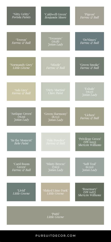 Gray Green Color