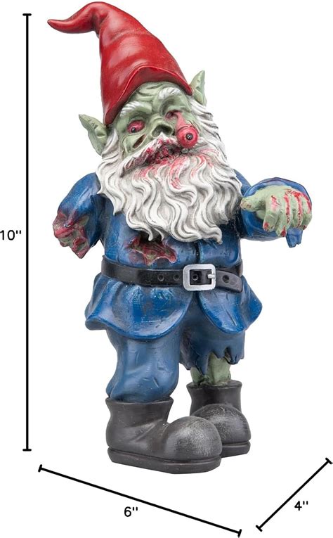 FICITI Zombie Gnome Evil Scary Walking Dead Gnome Gnombia India | Ubuy