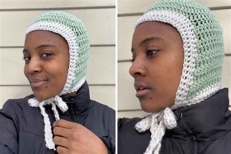 Crochet Bonnet Tutorial Beginners