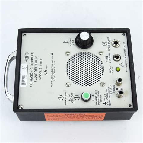 Parks Medical Electronics Ultrasonic Doppler Flow Detector 811-BTS 9.1 ...