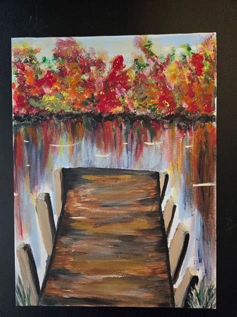 Dock on a Lake Paint and Sip, MEGA PINES Mini Golf, Andover, 2 October ...