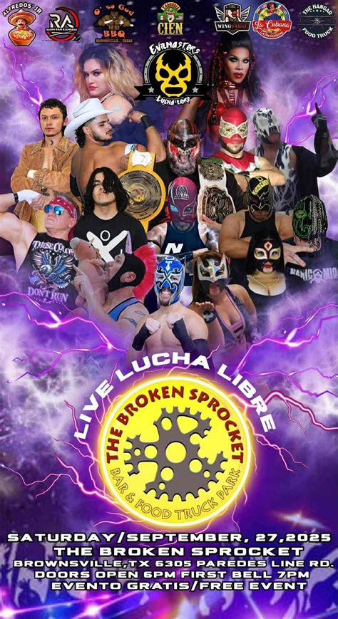 LIVE Lucha Libre: Wrestling Event , 6305 Paredes Line Road, Brownsville ...