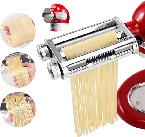 Amazon.com: FavorKit Pasta Maker Attachment 3 in 1 Set for KitchenAid ...