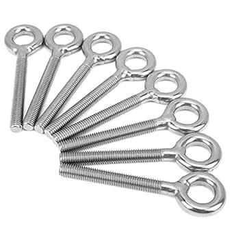 Shoulder Swing Lifting Eye Bolt, M8 High Strength 8Pcs Anti-rust Heavy ...
